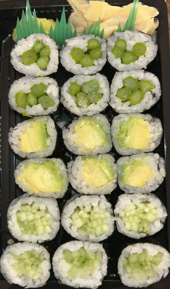 Raku Veggie Maki.