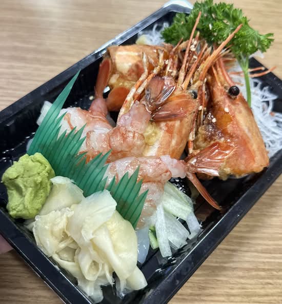 Amaebi/ Sweet Shrimp.