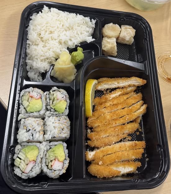 Chicken Katsu Box Lunch.