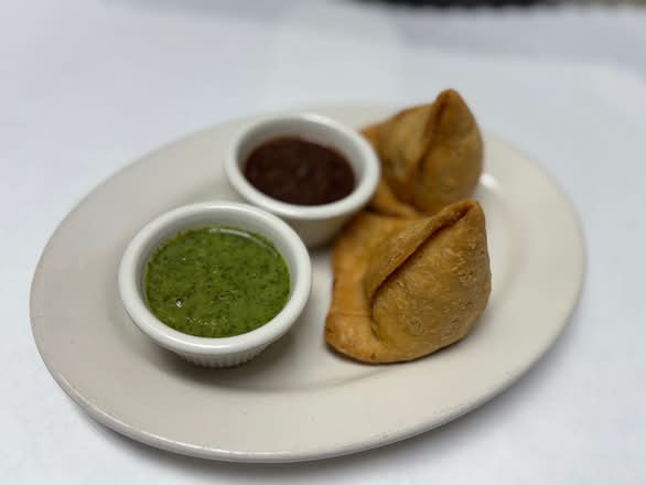 Vegetable Samosas.