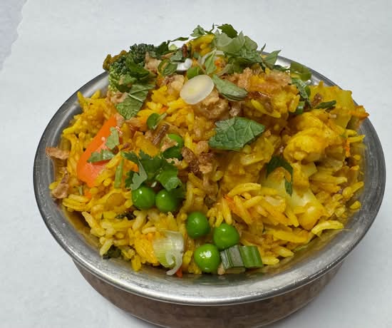 Vegetable Biryani.