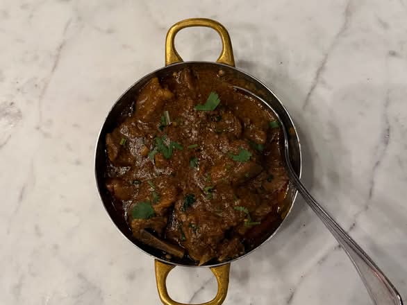 Goat Curry Half.