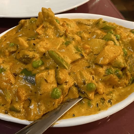 Vegetables Korma.