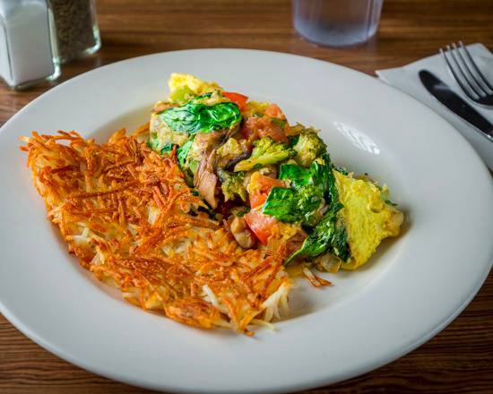 Vegetable Omelette.