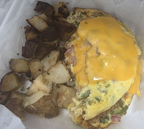 Ham & Cheese Omelette.