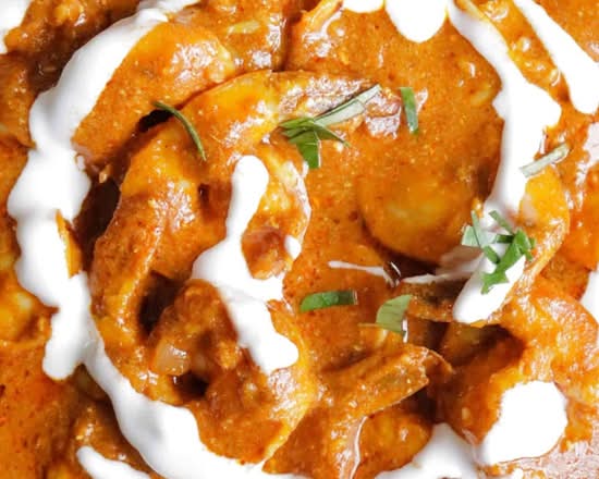 Shrimp Tikka Masala.
