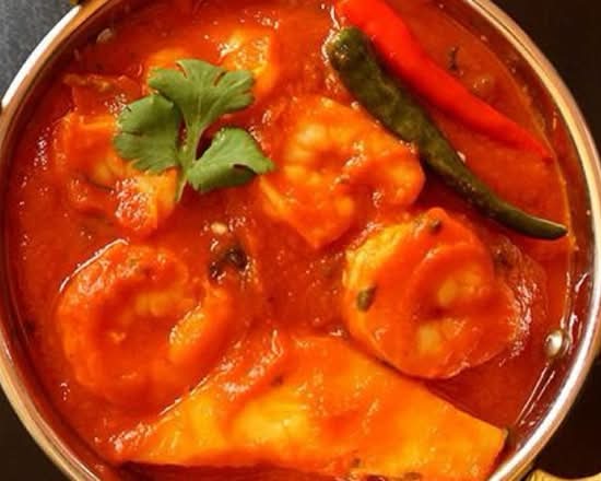 Shrimp Vindaloo.