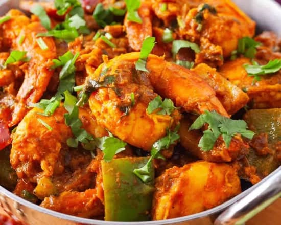 Shrimp Kadai Masala.