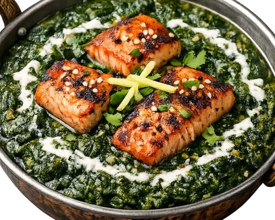 Salmon Saag.