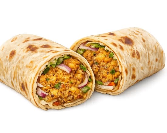 Veg Samosa Roll.