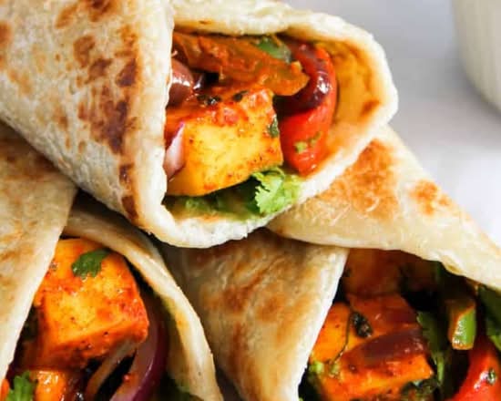 Achari Paneer Roll.