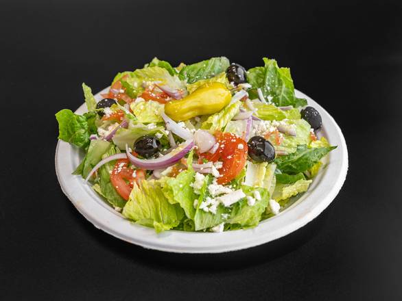 Pan Of Greek Salad.