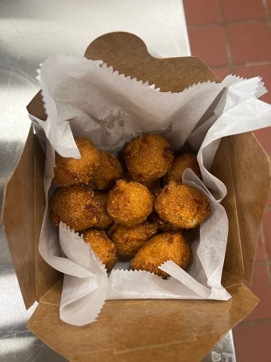 Dozen Hush Puppies with Onions.