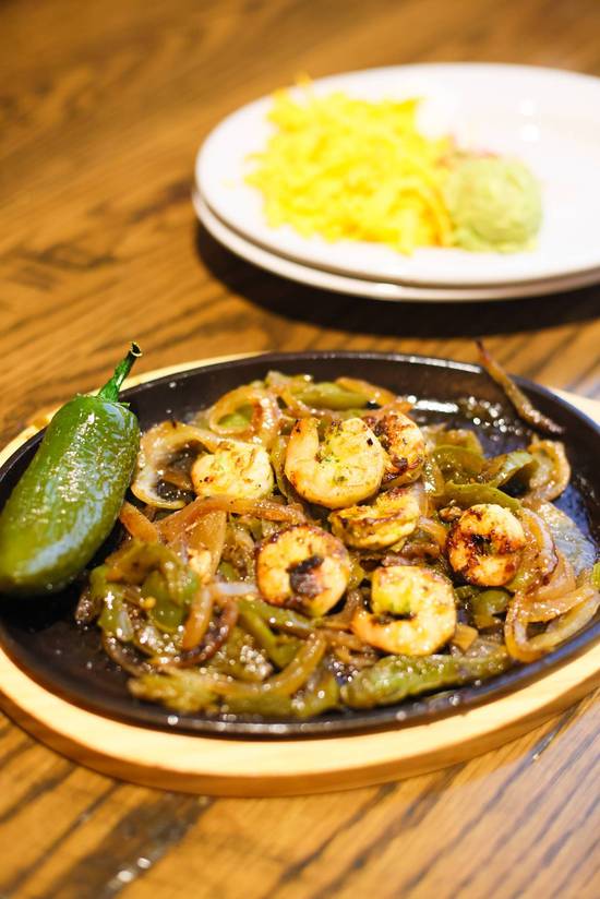 Chicken & Shrimp Fajitas.