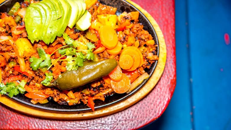 Soy Chorizo Hash.