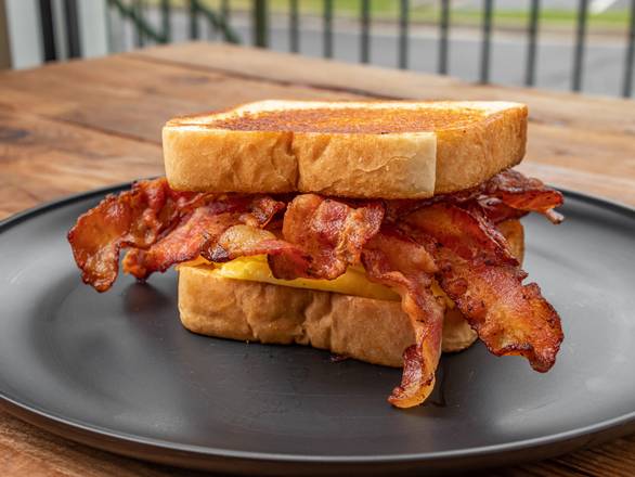 Turkey Bacon, Egg& Cheese Sandwich.