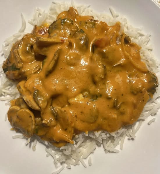 Mushroom Masala.