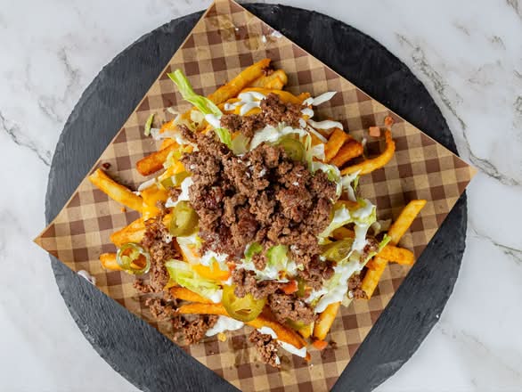 Flaming Rodeo Supreme Fries.