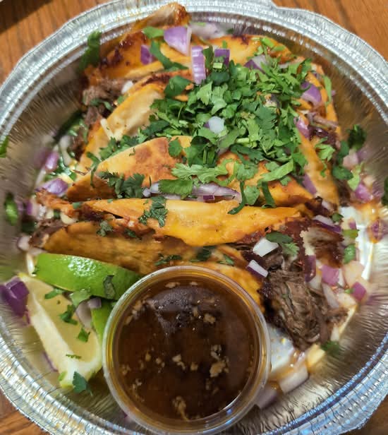 Quesa-Birria Tacos.