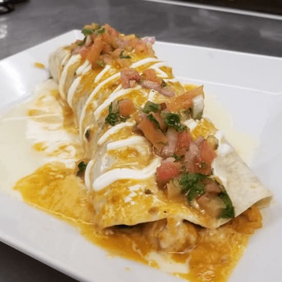 Lunch Super Burrito.