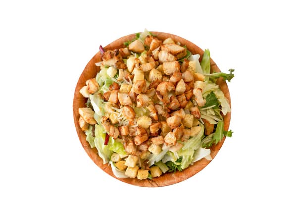 Chicken Caesar Salad Full Tray.