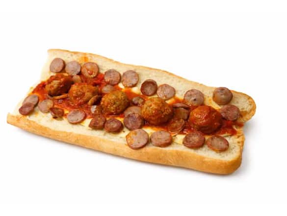Meatball & Sausage Combo Sub.