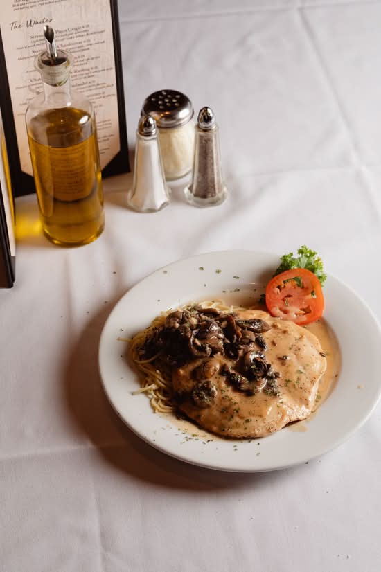 Fresh Veal Picatta w/ Angel Hair.