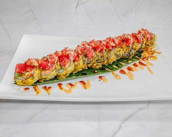 Salmon Tempura Roll.