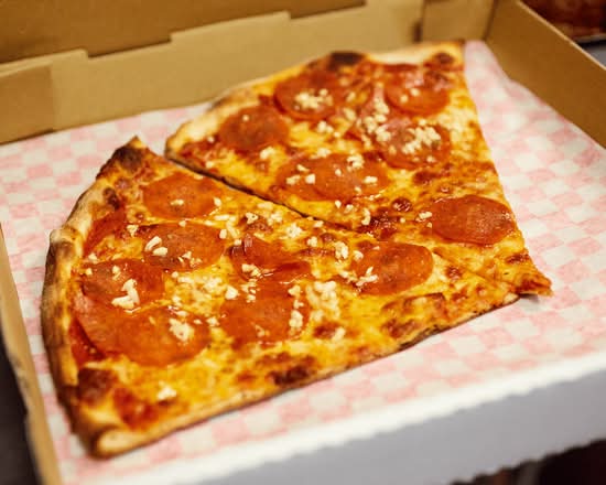 2 Slices of Thin Crust Cheese.
