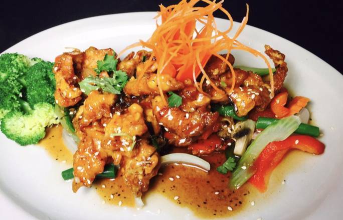 Lemon Grass Honey Chicken.