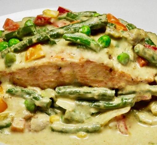 Thai Chilli Pepper Salmon.