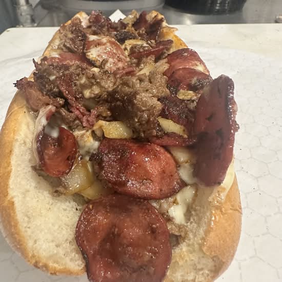 Meaty Hilly Cheesesteak.