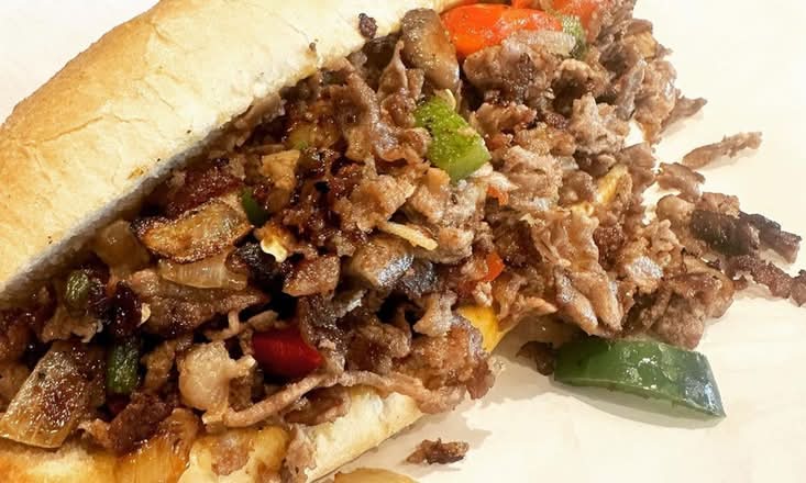 Loaded Hilly Cheesesteak.