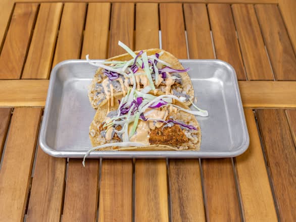 Tel Aviv Fish Tacos.