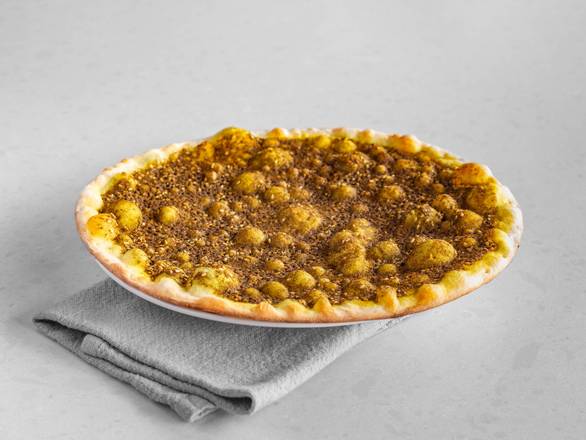Flat Bread Zaatar Labneh.