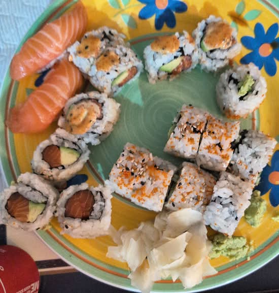 Tuna Avocado roll.