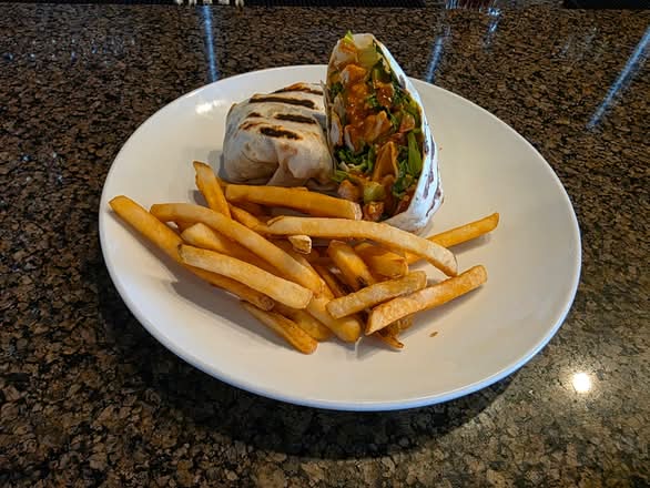 Buffalo Chicken Wrap.