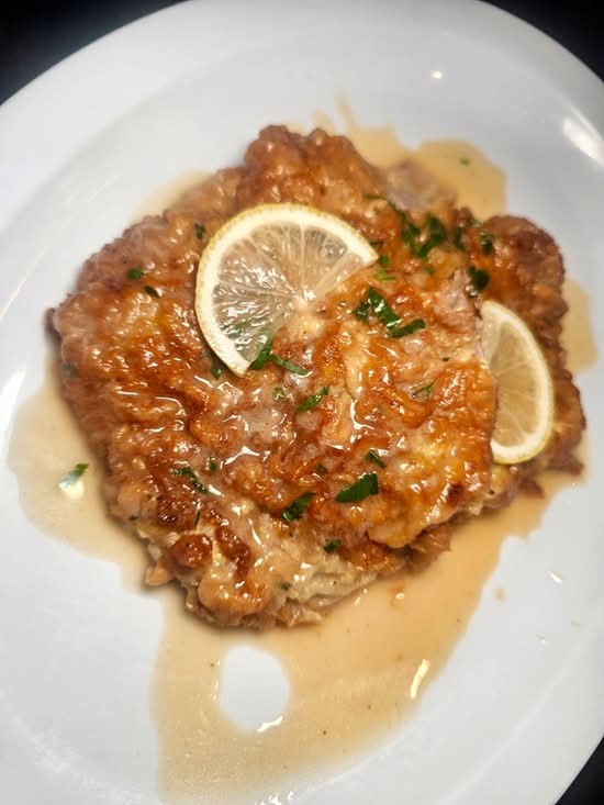 Veal Francese Catering.