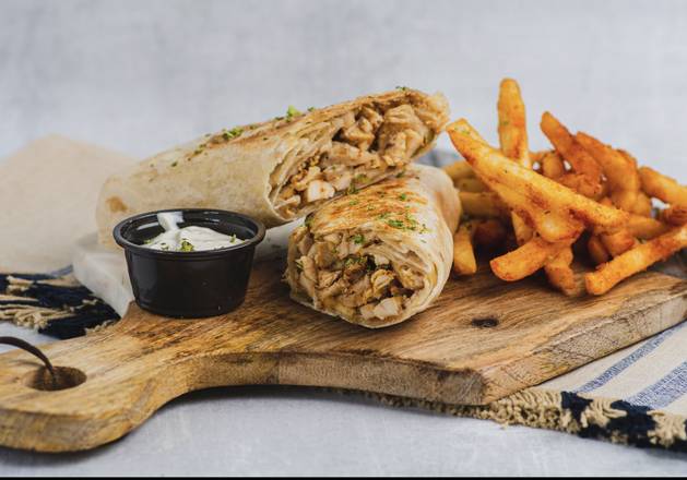 Chicken Shawarma Wrap.
