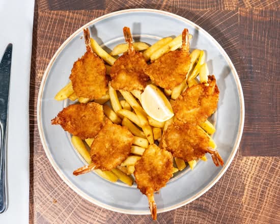 Fried Fish & Shrimp Platter.