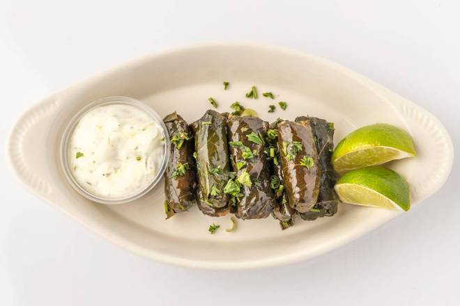 Grape Leaves With Yoghurt.