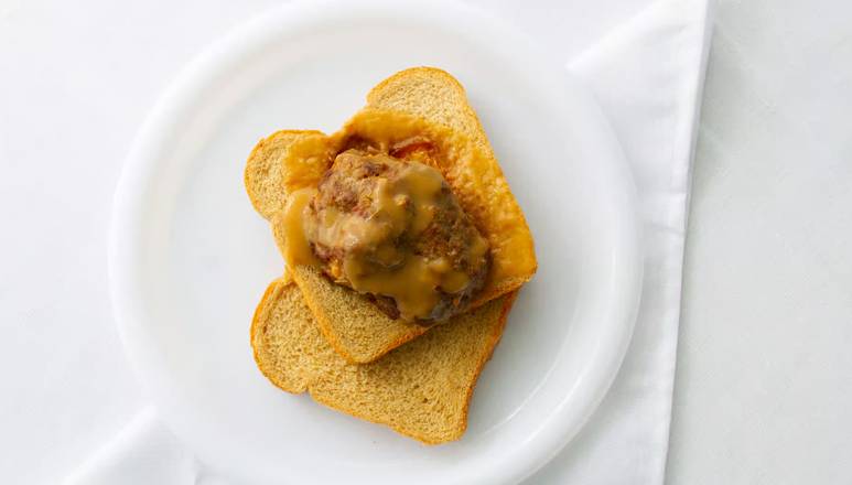 Salisbury Steak Sandwich.