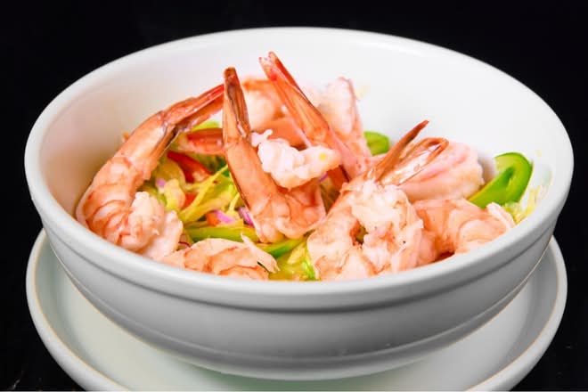Ensalada De Camarones - Shrimp Salad.