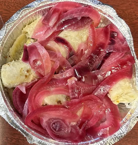 Guineitos - Boiled Green Bananas Tres Golpes.